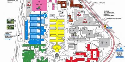 Szpital Bruksela mapie